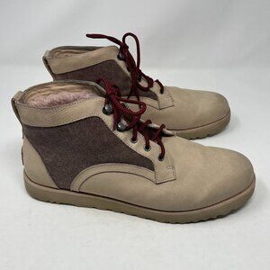 UGG Bethany suede booties 12 flat *missing original laces and size* quartz pink